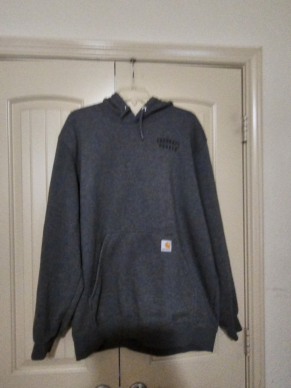 Carhartt Men's Gray Hooded Sweatshirt
